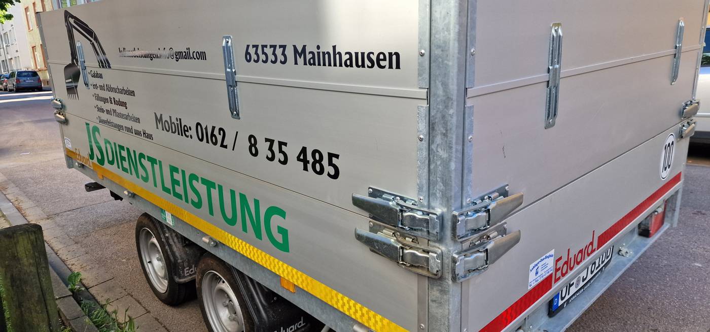 Anhänger & Folierung – Manolo Werbung Offenbach