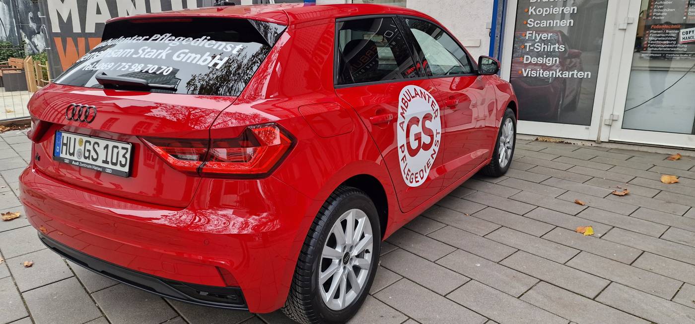 Auto-Folierung – Manolo Werbung Offenbach